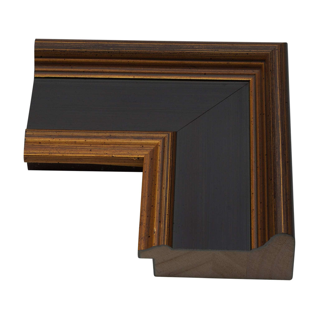 1036 - Dark Brown and Gold Plein Air Frame