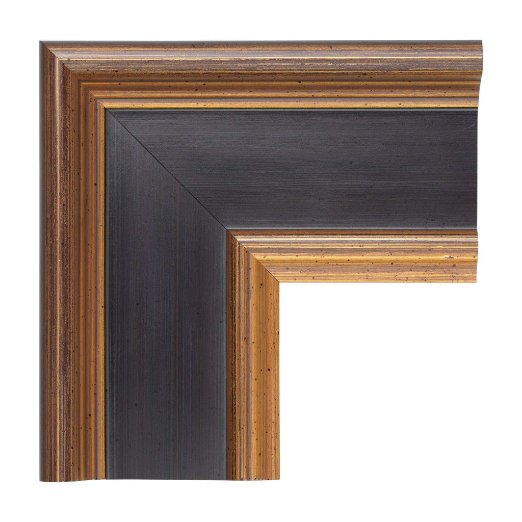 1036 - Dark Brown and Gold Plein Air Frame