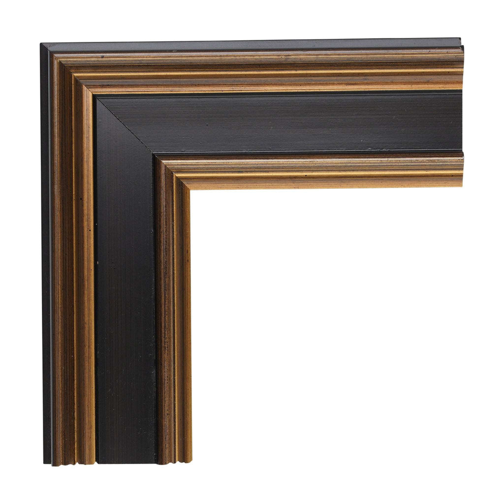 1141 - 2-1/8" Brown with Gold  Plein Air Frame