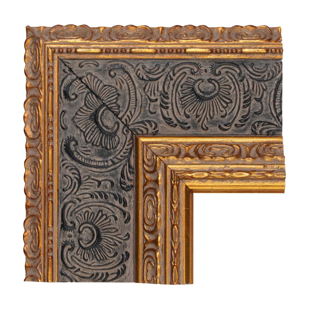 1161 - Gold w/Black Ornate