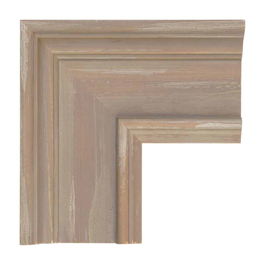 1276 - Aged White with Grey Wash  Plein Air Frame