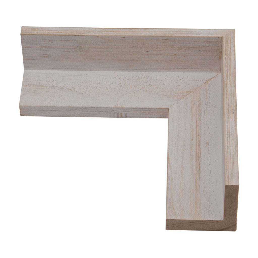 1288 - 1 3/8" Depth, Whitewash Canvas Floater Frame