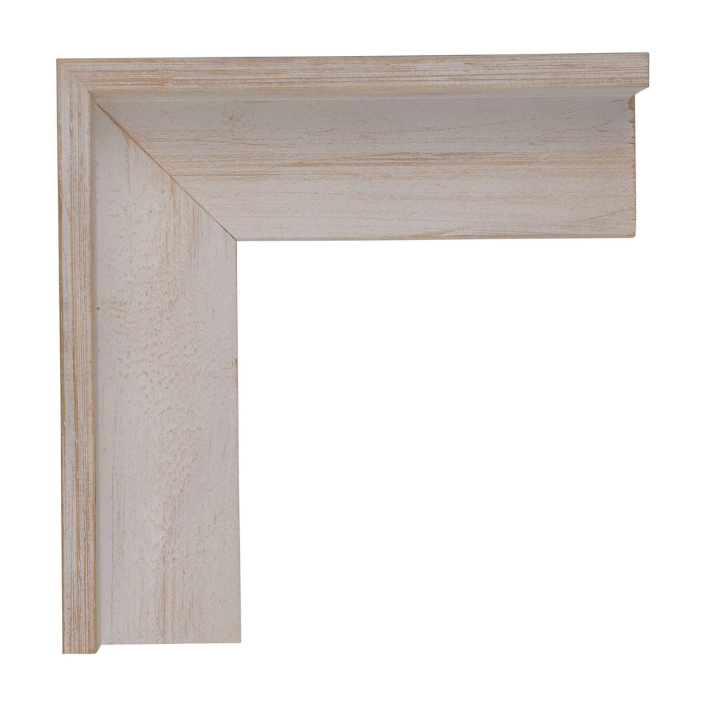 1288 - 1 3/8" Depth, Whitewash Canvas Floater Frame