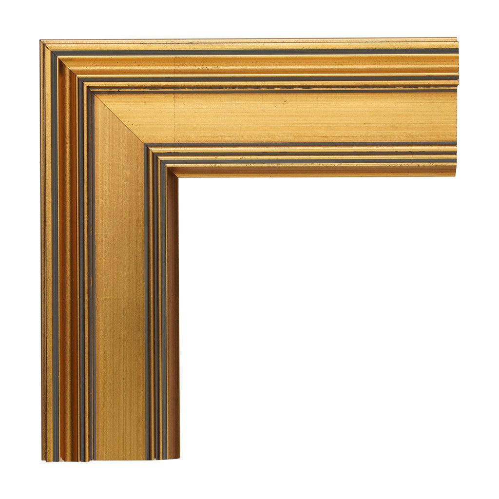1309 - Metallic Gold with Dark Trim Plein Air Frame