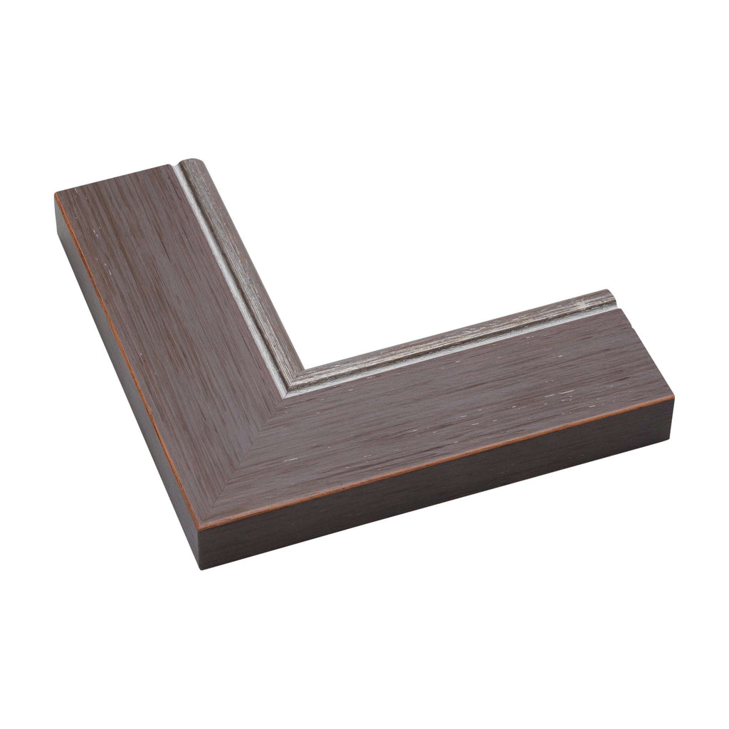 1321 - Brown & Grey Wash w/ Silver Lip