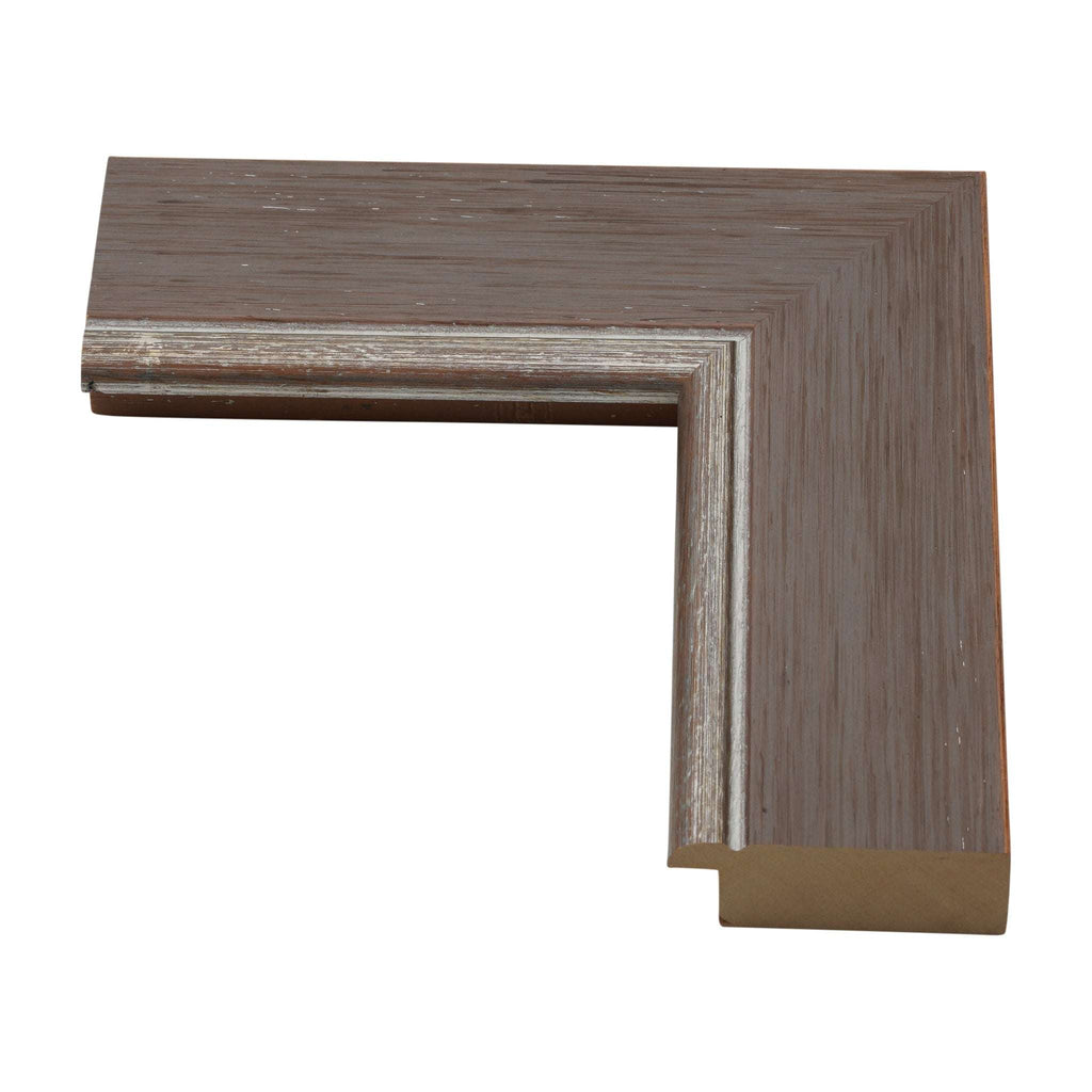 1321 - Brown & Grey Wash w/ Silver Lip