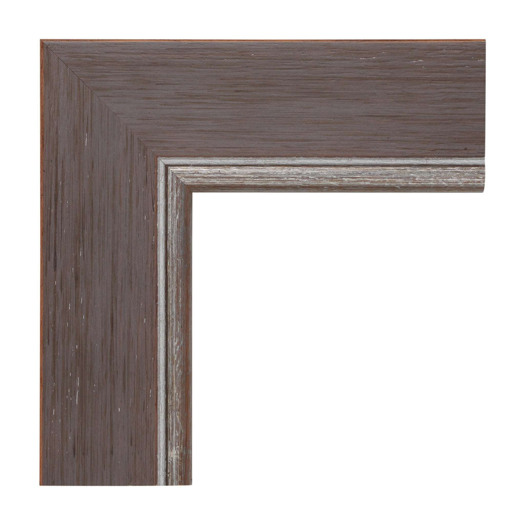 1321 - Brown & Grey Wash w/ Silver Lip