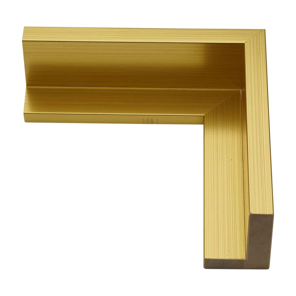 1345 - 1 1/2" Gold Floater Frame *Discontinued*