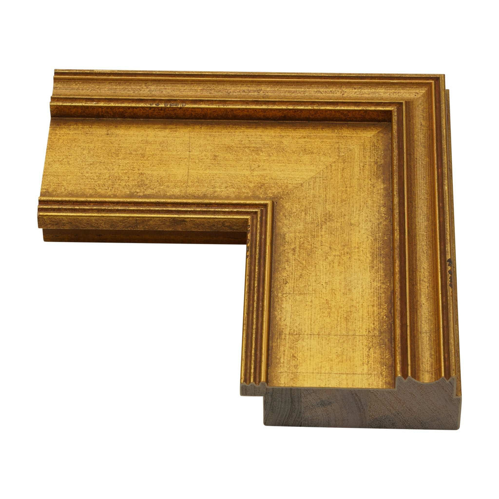 1356 - 3" Distressed Gold  Plein Air Frame
