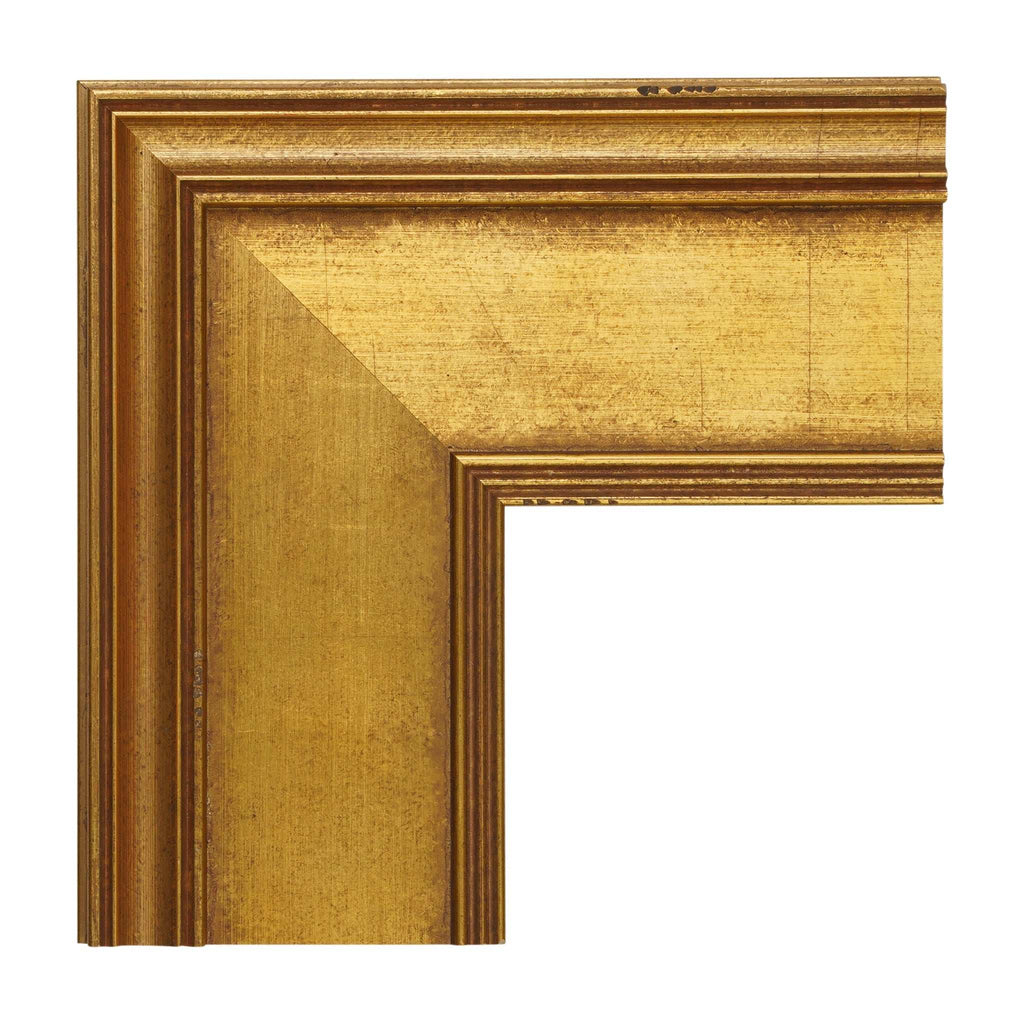 1356 - 3" Distressed Gold  Plein Air Frame