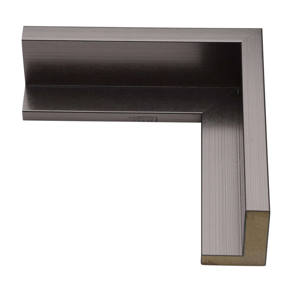 1357 - 1 1/2" Depth, Gunmetal Canvas Floater Frame