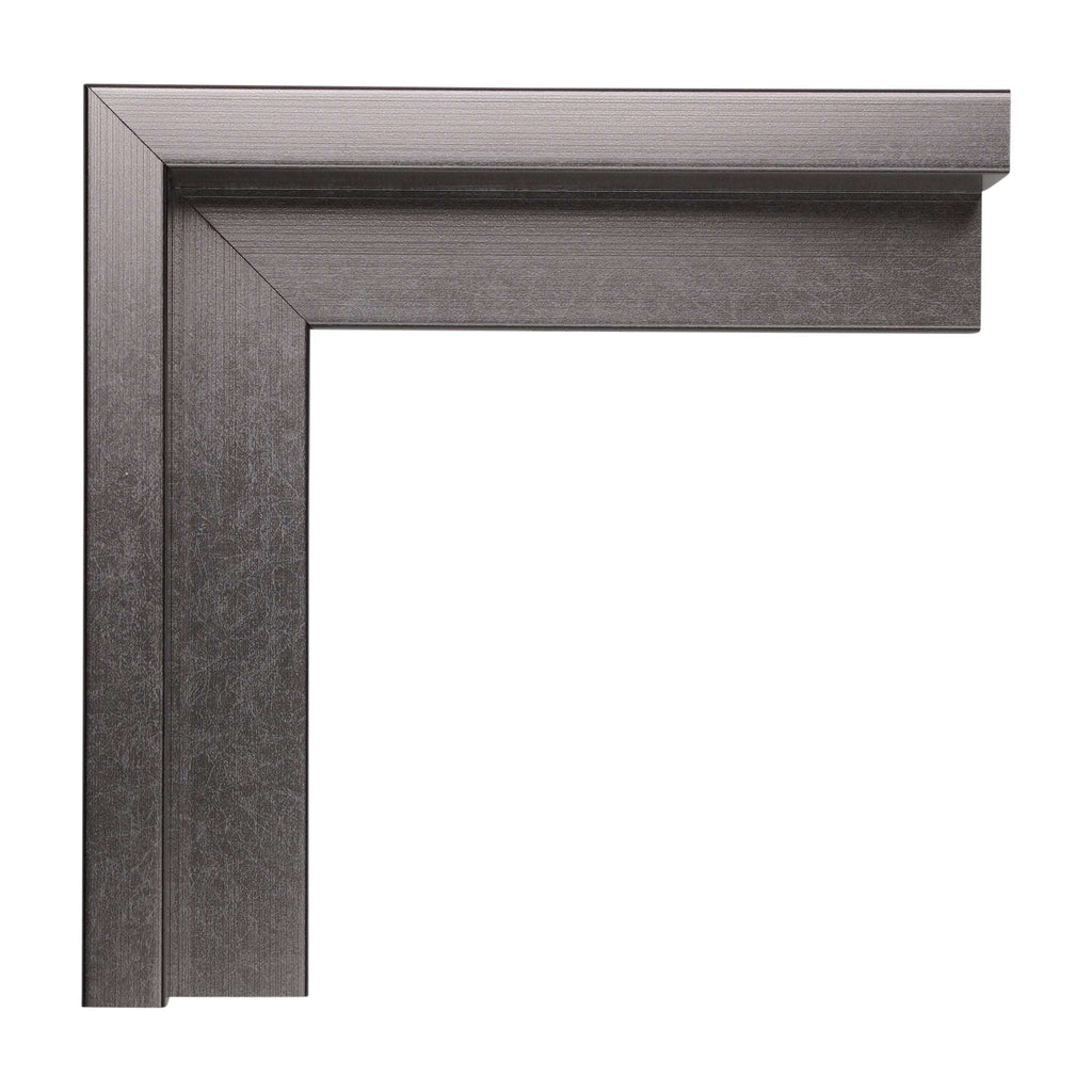 1357 - 1 1/2" Depth, Gunmetal Canvas Floater Frame