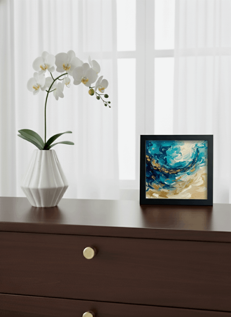 1417 - 13/16" Black Flat Frame