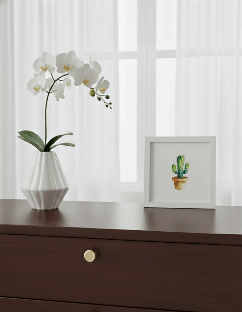 1418 - 13/16" White Flat Frame