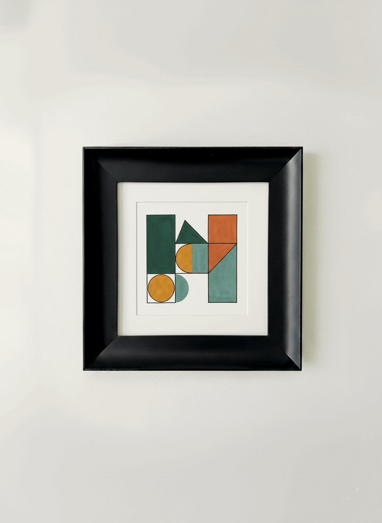 1429 - 1-9/16" Black Slope Frame