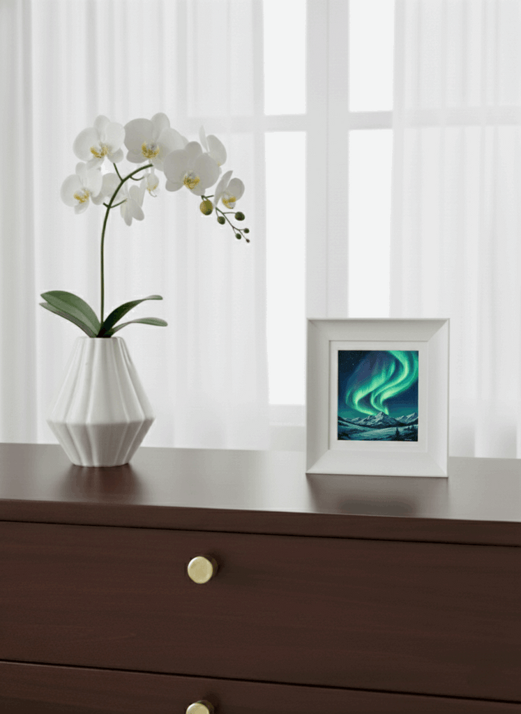 1430 - 1-9/16" White Slope Frame