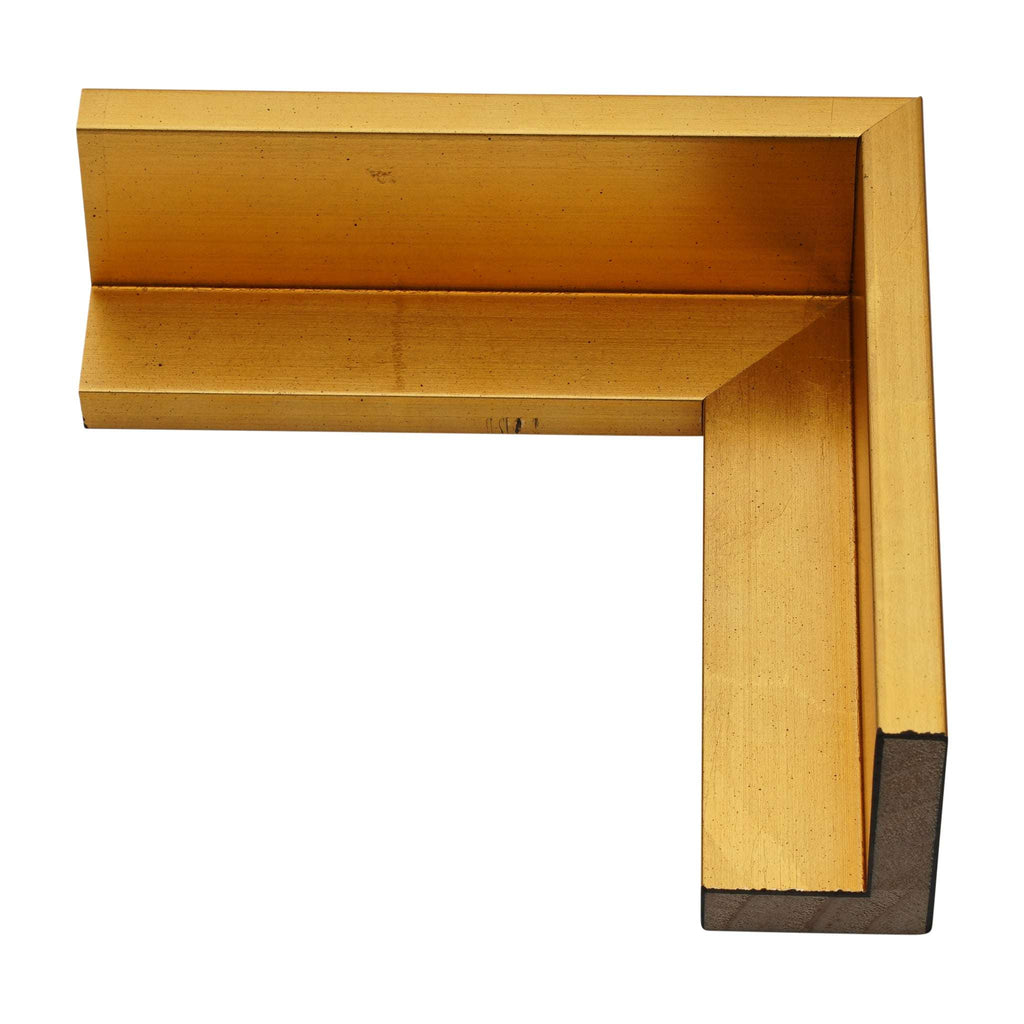 406 - 1 1/2" Depth, Gold Leaf Canvas Floater Frame