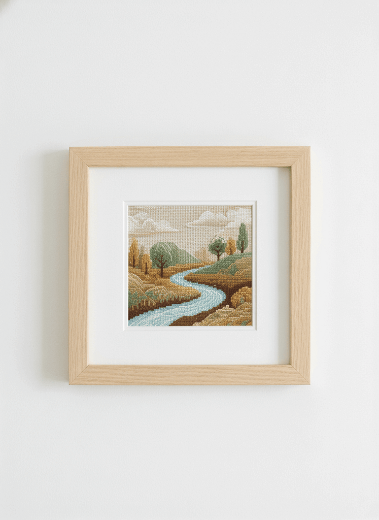 7010 - 13/16" Golden Oak Cap Frame