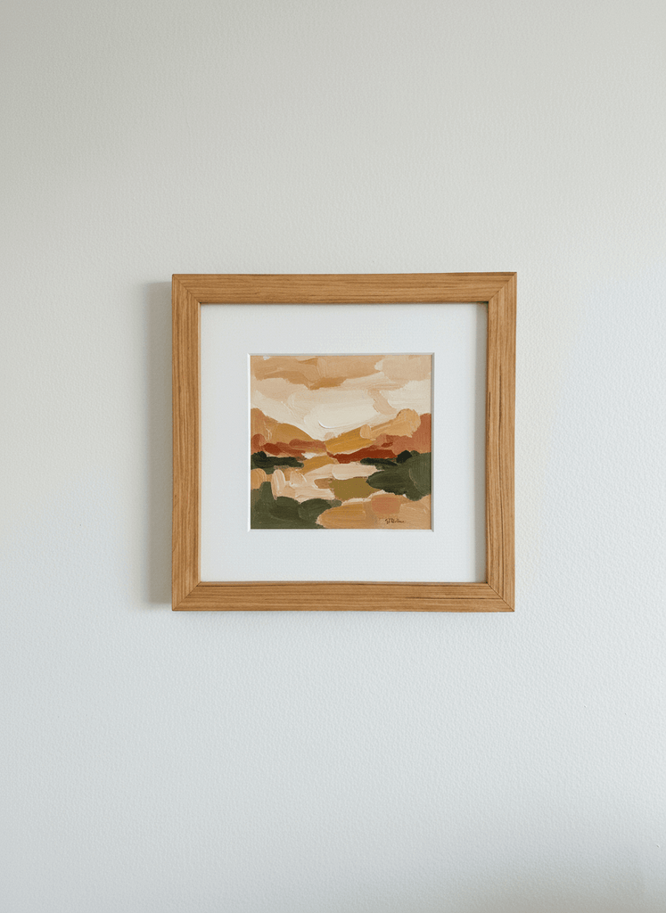 7012 - 13/16" Amberwood Cap Frame