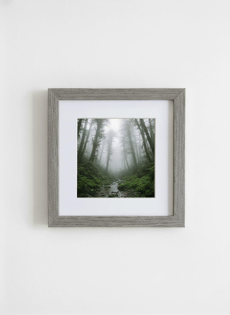 7015 - 13/16" Weathered Ash Cap Frame