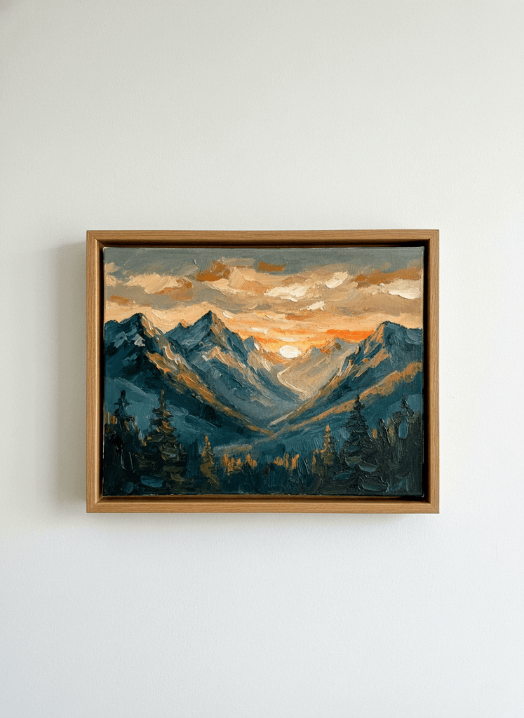 7019 - 1 5/8" Depth Amberwood Floater Frame