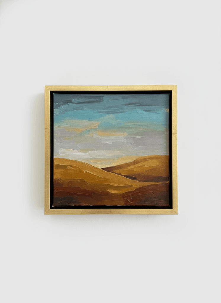 7025 - 1 5/8" Depth Gold Shadow Floater With Black Inset