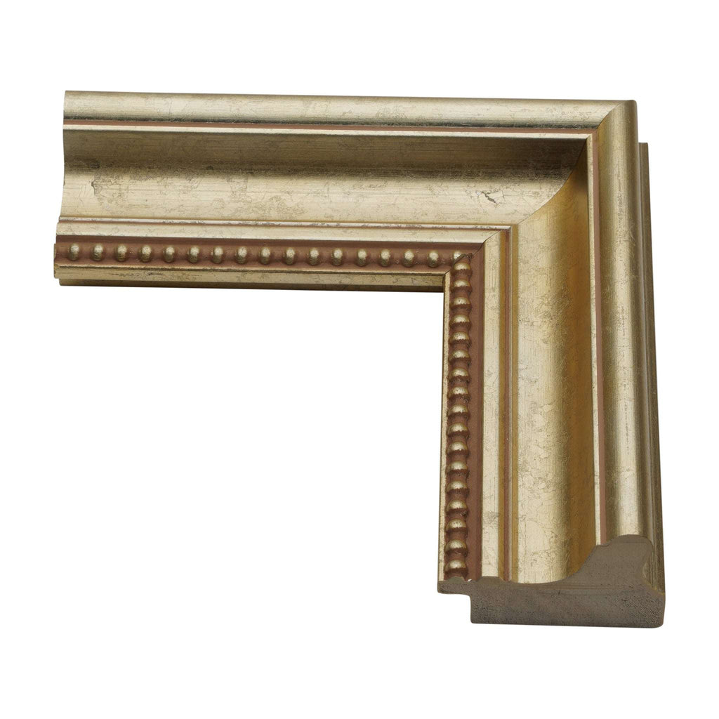 819 - Champagne Silver w/ Beaded Lip