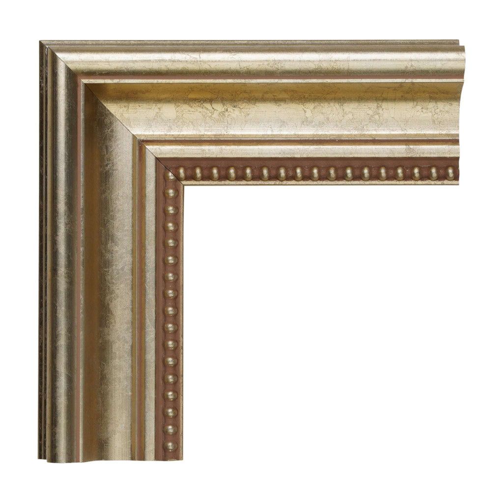 819 - Champagne Silver w/ Beaded Lip